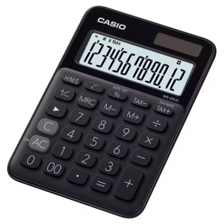 Kalkulator biurowy CASIO MS-20UC - czarny