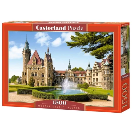 Puzzle CASTORLAND 1500 - (Moszna Castle, Poland)