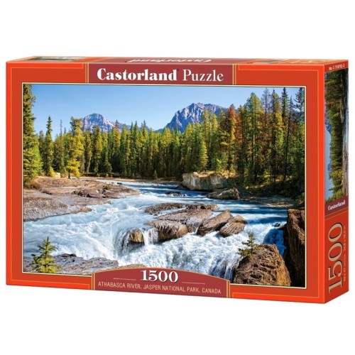 Przejdź do produktu Puzzle CASTORLAND 1500 - Athabasca River, Jasper National Park, Canada