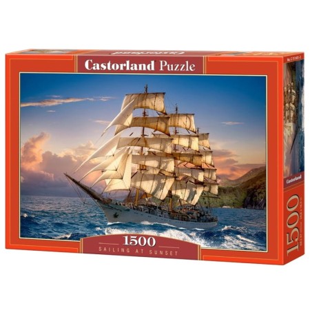 Puzzle CASTORLAND 1500 - (Sailing At Sunset)
