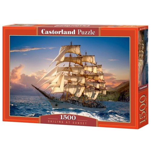 Przejdź do produktu Puzzle CASTORLAND 1500 - Sailing At Sunset