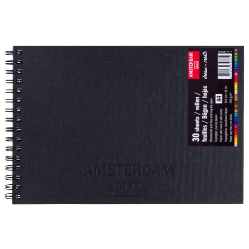 Przejdź do produktu Szkicownik na spirali A4 TALENS Amsterdam All Acrylics - 250 g/m² - 30 ark.