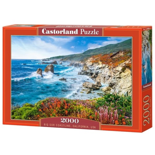 Przejdź do produktu Puzzle CASTORLAND 2000 - Big Sur Coastline, California, USA