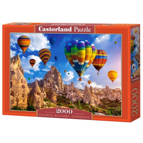 Przejdź do produktu Puzzle CASTORLAND 2000 - Colorful Balloons, Cappadocia