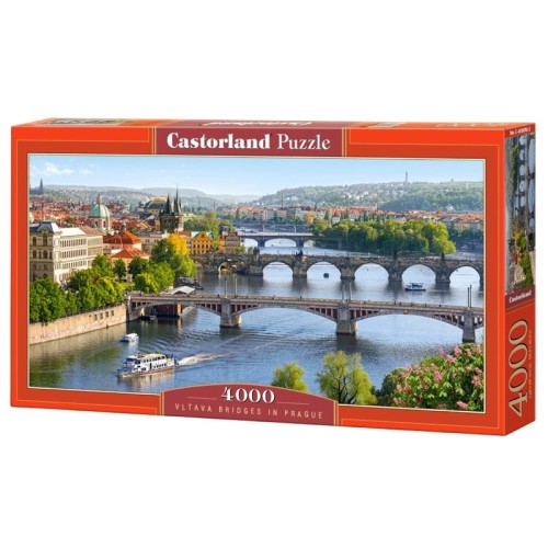 Przejdź do produktu Puzzle CASTORLAND 4000 - Vltava Bridges in Prague