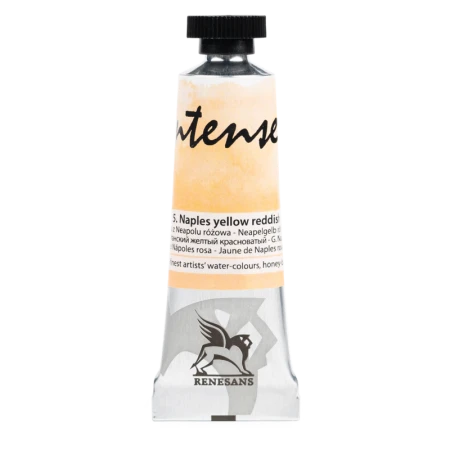 Farba akwarelowa RENESANS Intense Water 15 ml (05 - żółta z Neapolu różowa)