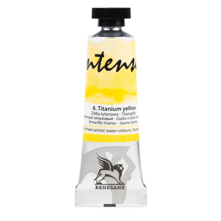 Farba akwarelowa RENESANS Intense Water 15 ml (06 - żółta tytanowa)
