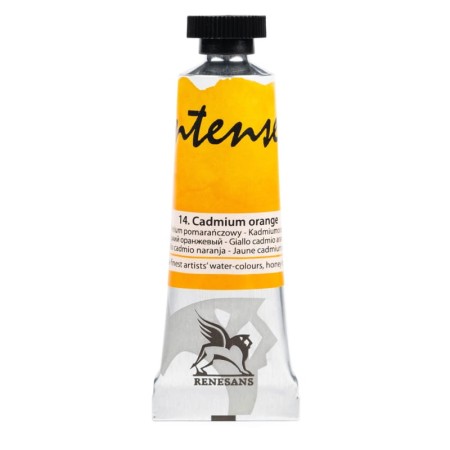 Farba akwarelowa RENESANS Intense Water 15 ml (14 - kadmium pomarańczowy)