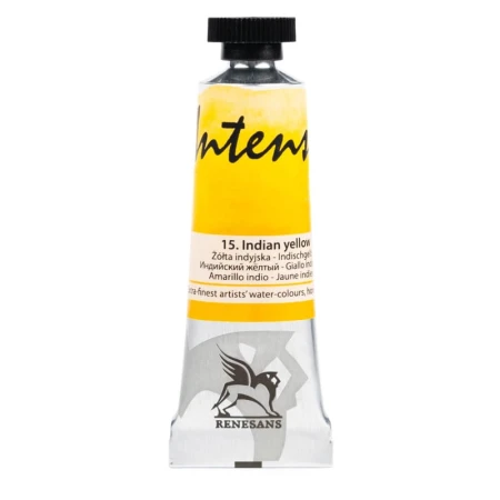 Farba akwarelowa RENESANS Intense Water 15 ml (15 - żółta indyjska)