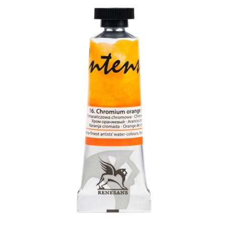 Farba akwarelowa RENESANS Intense Water 15 ml (16 - pomarańczowa chromowa)