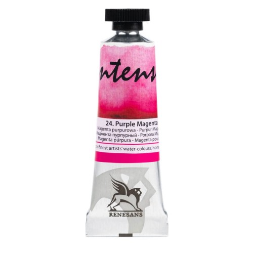 Przejdź do produktu Farba akwarelowa RENESANS Intense Water 15 ml (24 - magenta purpurowa)