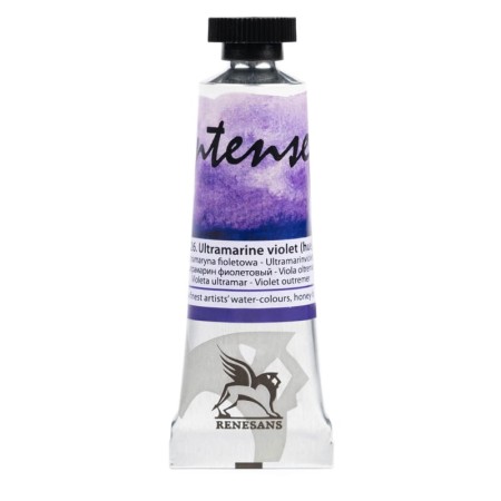 Farba akwarelowa RENESANS Intense Water 15 ml (26 - ultramaryna fioletowa)