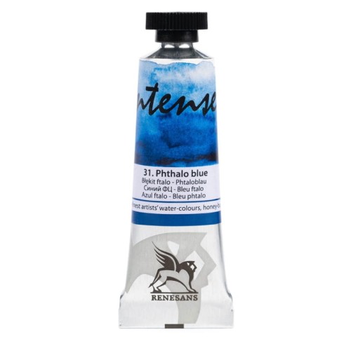 Przejdź do produktu Farba akwarelowa RENESANS Intense Water 15 ml (31 - błękit ftalo)