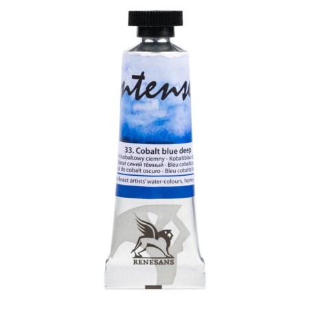Farba akwarelowa RENESANS Intense Water 15 ml (33 - błękit kobaltowy ciemny)