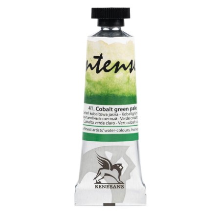Farba akwarelowa RENESANS Intense Water 15 ml (41 - zieleń kobaltowa jasna)