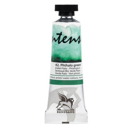 Farba akwarelowa RENESANS Intense Water 15 ml (42 - zieleń ftalo)
