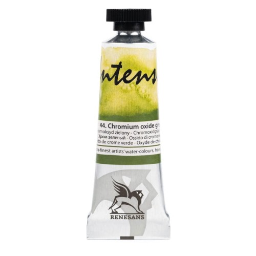Przejdź do produktu Farba akwarelowa RENESANS Intense Water 15 ml (44 - chromoksyd zielony)