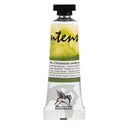 Farba akwarelowa RENESANS Intense Water 15 ml (44 - chromoksyd zielony)
