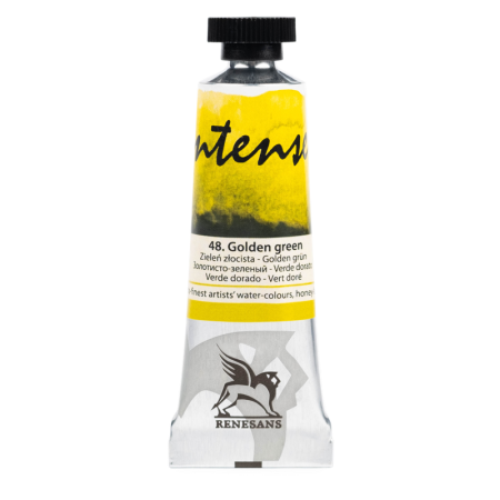 Farba akwarelowa RENESANS Intense Water 15 ml (48 - zieleń złocista)