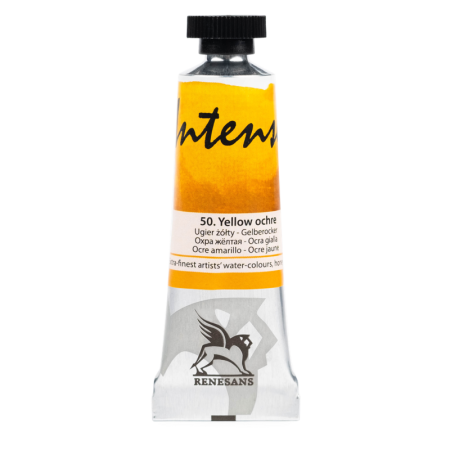 Farba akwarelowa RENESANS Intense Water 15 ml (50 - ugier żółty)