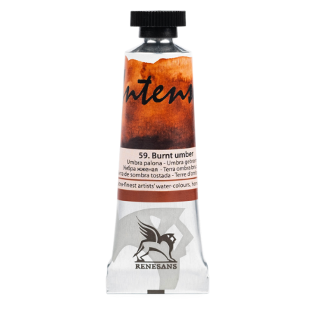 Farba akwarelowa RENESANS Intense Water 15 ml (59 - umbra palona)