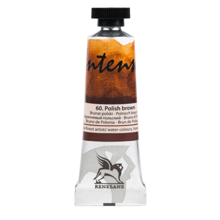 Farba akwarelowa RENESANS Intense Water 15 ml (60 - brunat polski)