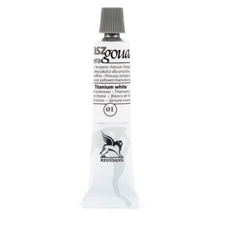 Farba gwasz RENESANS 20 ml (01 - biel tytanowa)