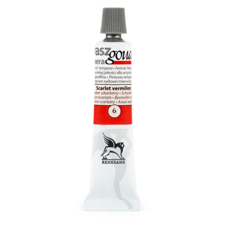 Farba gwasz RENESANS 20 ml (06 - cynober szkarłatny)