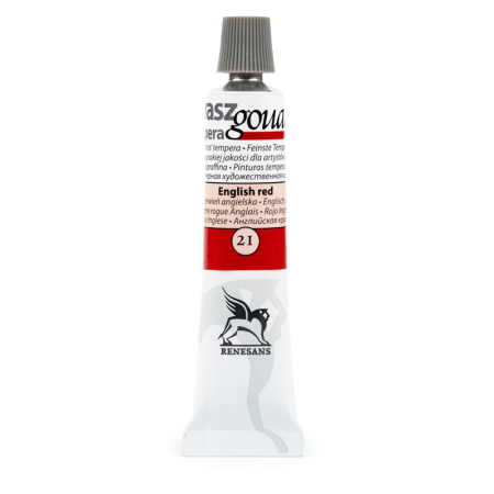 Farba gwasz RENESANS 20 ml (21 - czerwień angielska)