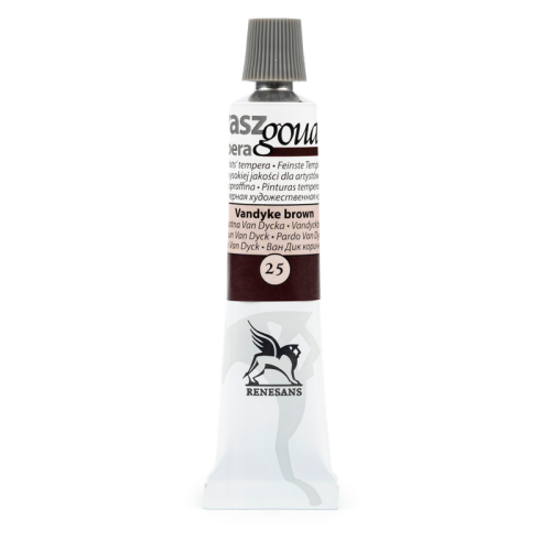 Przejdź do produktu Farba gwasz RENESANS 20 ml (25 - brunatna Van Dycka)