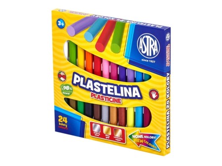 Plastelina ASTRA - 24 kolory