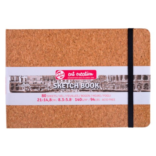 Przejdź do produktu Szkicownik A5 TALENS Art Creation - 140 g/m² - korkowy - 80 ark.