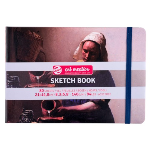 Przejdź do produktu Szkicownik A5 TALENS Art Creation - 140 g/m² - Mleczarka - 80 ark.