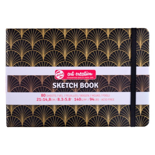 Przejdź do produktu Szkicownik A5 TALENS Art Creation - 140 g/m² - Art Deco - 80 ark.