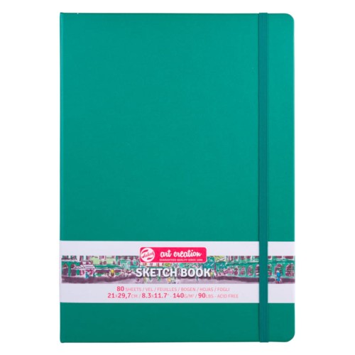 Przejdź do produktu Szkicownik A4 TALENS Art Creation - 140 g/m² - zielony - 80 ark.