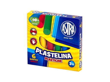 Plastelina ASTRA - 6 kolorów
