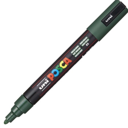 Marker UNI Posca PC-5M (83 - ciemnozielony)