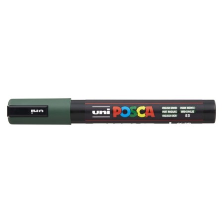 Marker UNI Posca PC-5M (83 - ciemnozielony)