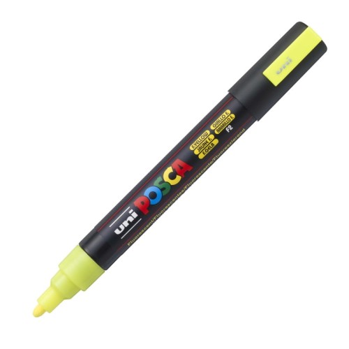 Przejdź do produktu Marker UNI Posca PC-5M (F02 - żółty fluorescencyjny)