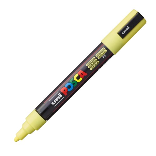 Przejdź do produktu Marker UNI Posca PC-5M (P02 - pastelowy żółty)