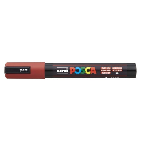Marker UNI Posca PC-5M (56 - rubinowo-czerwony)