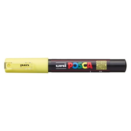 Marker UNI Posca PC-1M (P02 - pastelowy żółty)