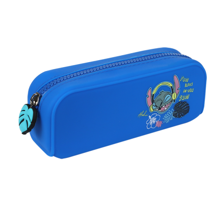 Piórnik saszetka silikonowa COOLPACK Stitch - niebieski