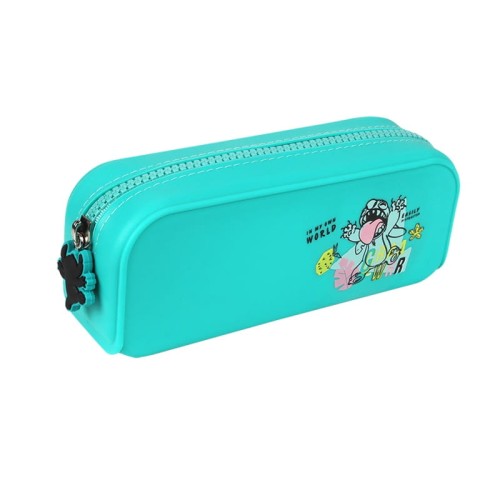 Przejdź do produktu Piórnik saszetka silikonowa COOLPACK Stitch - turkusowy