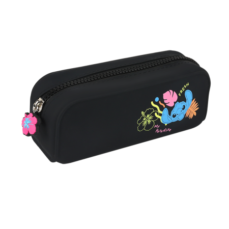 Piórnik saszetka silikonowa COOLPACK Stitch - czarny