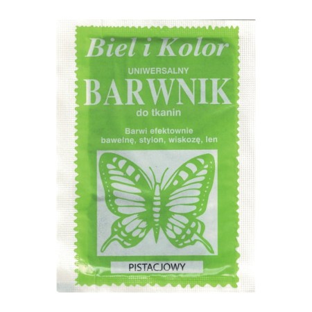 Barwnik do tkanin BIEL I KOLOR - pistacjowy