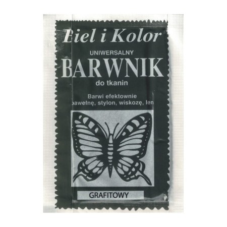 Barwnik do tkanin BIEL I KOLOR - grafitowy