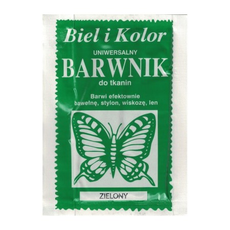Barwnik do tkanin BIEL I KOLOR - zielony