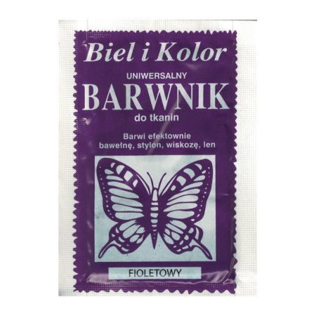 Barwnik do tkanin BIEL I KOLOR - fioletowy