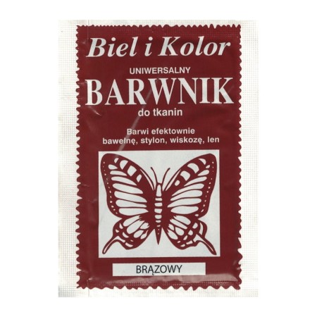Barwnik do tkanin BIEL I KOLOR - brązowy